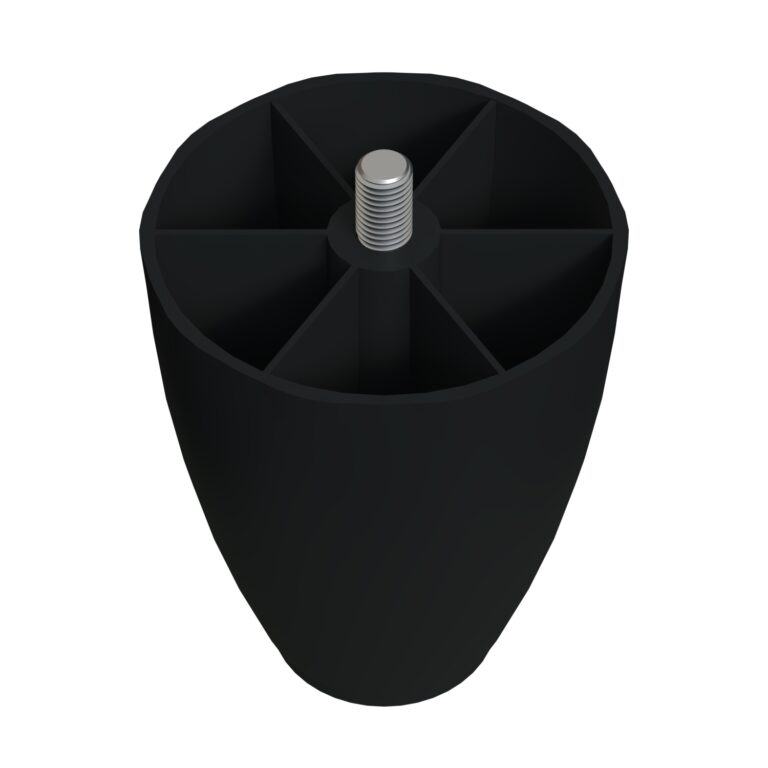 10 Cm 3/8 Kalın Diş (siyah) Plastik Mobilya Yükseltici Koltuk Kanepe Armut (tombul) Ayağı Ayakları-4.jpg