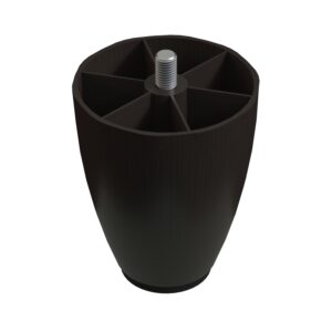 10 Cm 3/8 Kalın Diş (venge) Plastik Mobilya Yükseltici Koltuk Kanepe Armut (tombul) Ayağı Ayakları-1.jpg