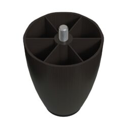 10 Cm 3/8 Kalın Diş (venge) Plastik Mobilya Yükseltici Koltuk Kanepe Armut (tombul) Ayağı Ayakları-4.jpg