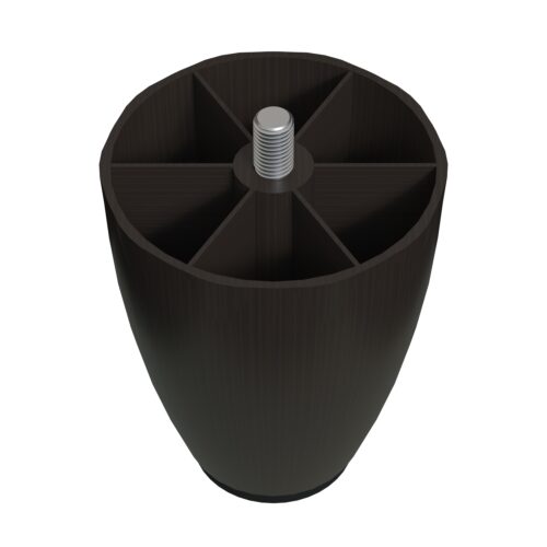 10 Cm 3/8 Kalın Diş (venge) Plastik Mobilya Yükseltici Koltuk Kanepe Armut (tombul) Ayağı Ayakları-4.jpg