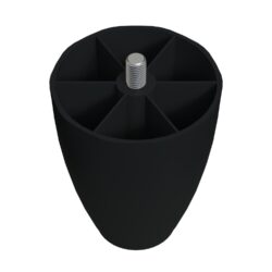 10 Cm M8 İnce Diş (siyah) Plastik Mobilya Yükseltici Koltuk Kanepe Armut (tombul) Ayağı Ayakları-4.jpg