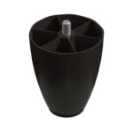 10 Cm M8 İnce Diş (venge) Plastik Mobilya Yükseltici Koltuk Kanepe Armut (tombul) Ayağı Ayakları-1.jpg