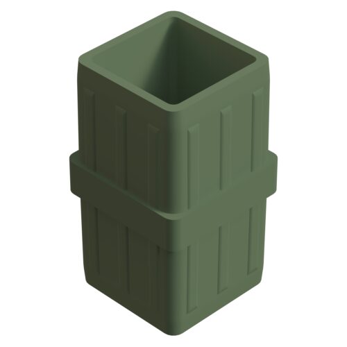 40x40 Mm Uzun Düz Boru Profil Ranza Ara Bağlantı Aparatı 1-1
