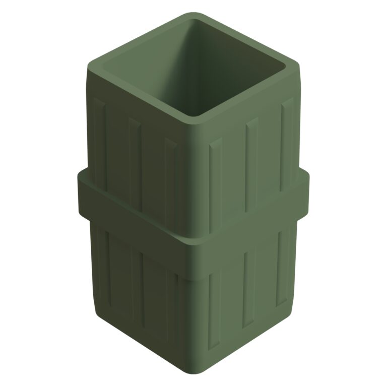 40x40 Mm Uzun Düz Boru Profil Ranza Ara Bağlantı Aparatı 1-1