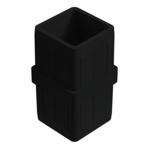 40x40 Mm Düz Boru Profil Ranza Ara Bağlantı Aparatı 1.5 Mm Siyah-1.jpg