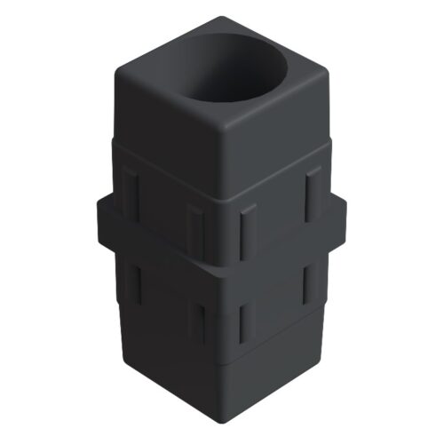 40x40 Mm Düz Boru Profil Ranza Ara Bağlantı Aparatı Dolu Gri-1.jpg