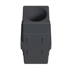 40x40 Mm Düz Boru Profil Ranza Ara Bağlantı Aparatı Dolu Gri-4.jpg