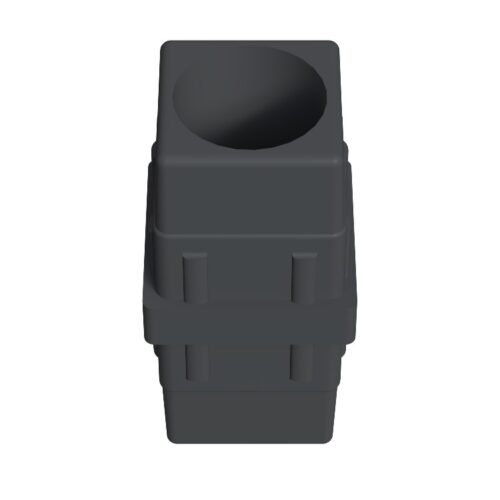 40x40 Mm Düz Boru Profil Ranza Ara Bağlantı Aparatı Dolu Gri-4.jpg