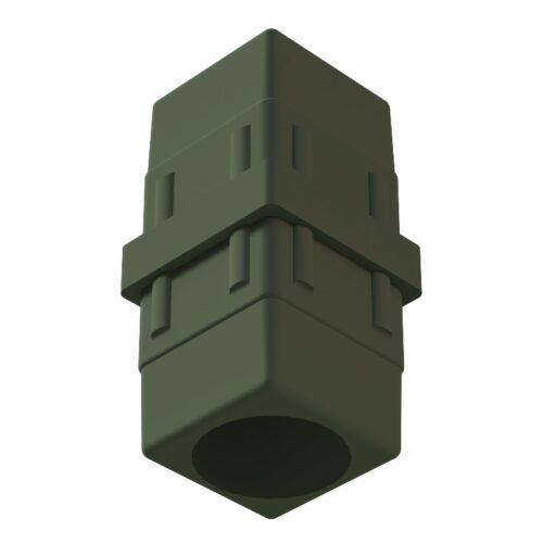 40x40 Mm Düz Boru Profil Ranza Ara Bağlantı Aparatı Dolu Krem-3.jpg