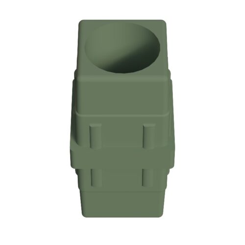 40x40 Mm Düz Boru Profil Ranza Ara Bağlantı Aparatı Dolu Krem-4.jpg