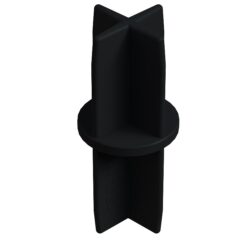 42 Mm Düz Boru Profil Ranza Ara Bağlantı Aparatı Siyah-1.jpg