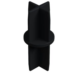 42 Mm Düz Boru Profil Ranza Ara Bağlantı Aparatı Siyah-1.jpg