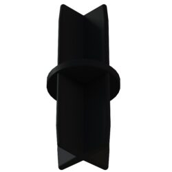 42 Mm Düz Boru Profil Ranza Ara Bağlantı Aparatı Siyah-3.jpg