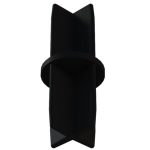 42 Mm Düz Boru Profil Ranza Ara Bağlantı Aparatı Siyah-3.jpg