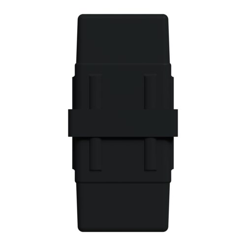 40x40mm Düz Profil Ara Bağlantı Aparatı Dolu Siyah-2.jpg