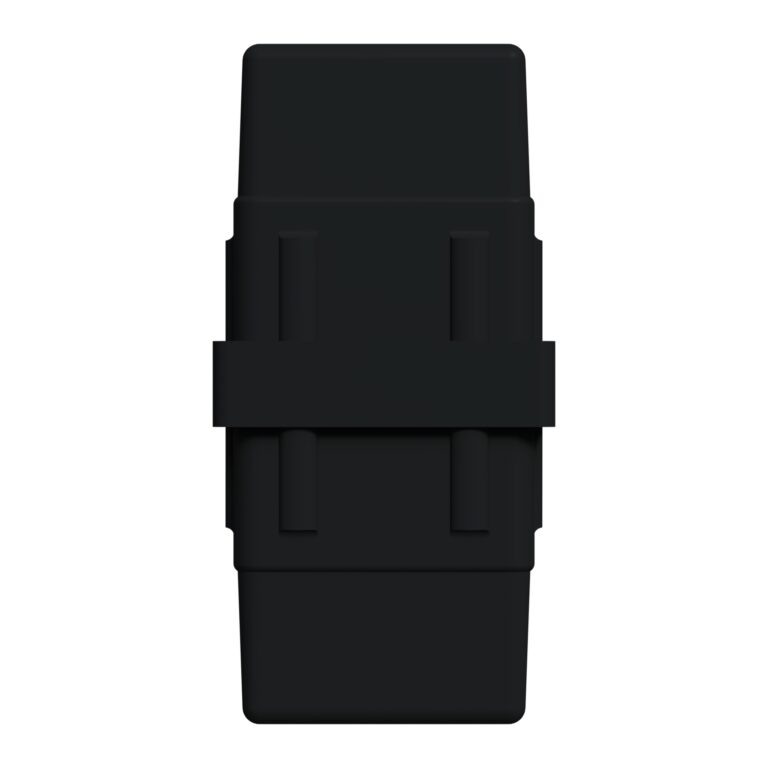 40x40mm Düz Profil Ara Bağlantı Aparatı Dolu Siyah-2.jpg