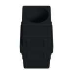 40x40mm Düz Profil Ara Bağlantı Aparatı Dolu Siyah-4.jpg