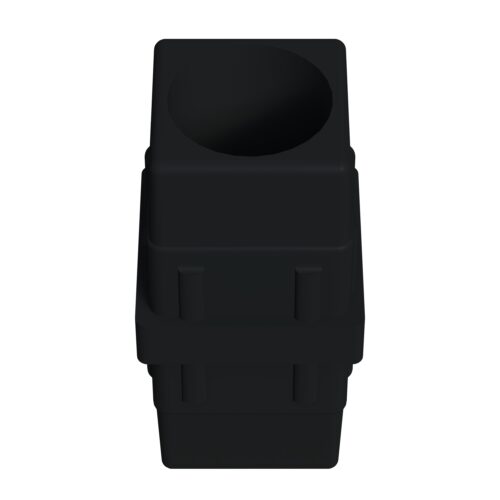 40x40mm Düz Profil Ara Bağlantı Aparatı Dolu Siyah-4.jpg