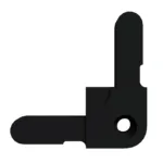 20x20 Mm Yazı Tahtası Köşe Birleştirme Aparatı Siyah-2.jpg