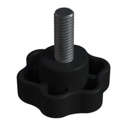 Çap 30 Mm M6 Sıkma M6x20 Plastik Siyah-1.jpg