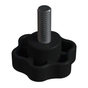 Çap 30 Mm M6 Sıkma M6x20 Plastik Siyah-1.jpg