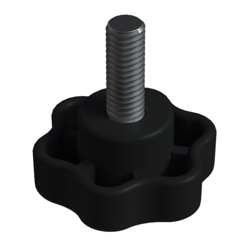 Çap 30 Mm M6 Sıkma M6x35 Plastik Siyah-1.jpg