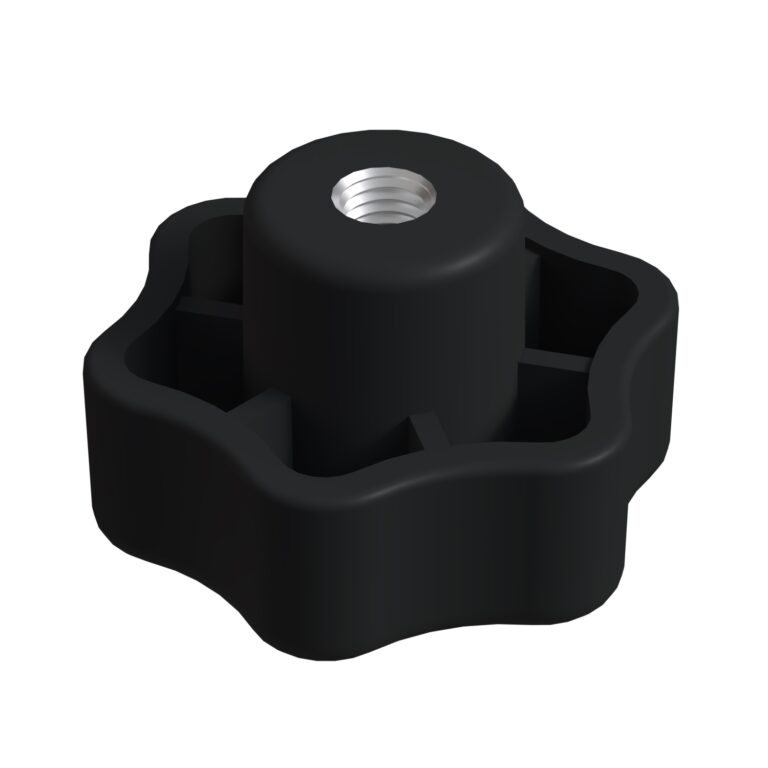 Çap: 30 Mm Sıkma M8 Burçlu Polyemid Siyah-1.jpg