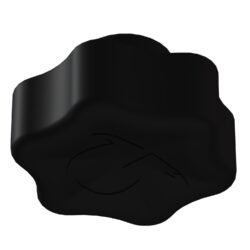 Çap: 30 Mm Sıkma M8 Burçlu Polyemid Siyah-3.jpg
