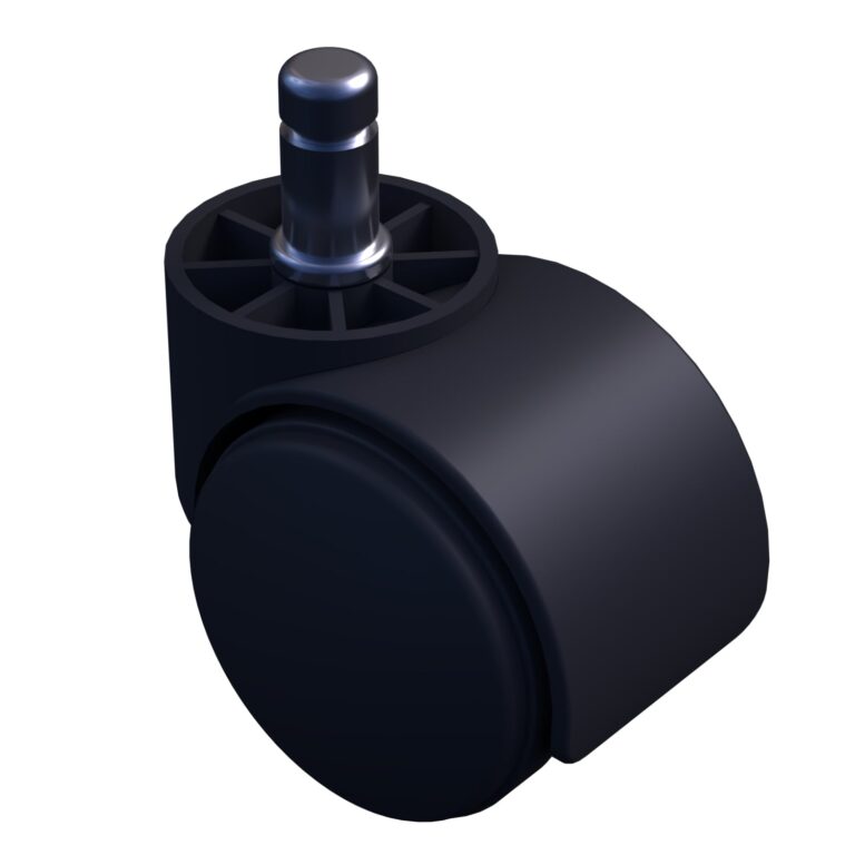 Ofis Koltuk Sandalye Tekerleği 50 Mm Pimli Pim Çapı: 11 Mm Plastik-1.jpg