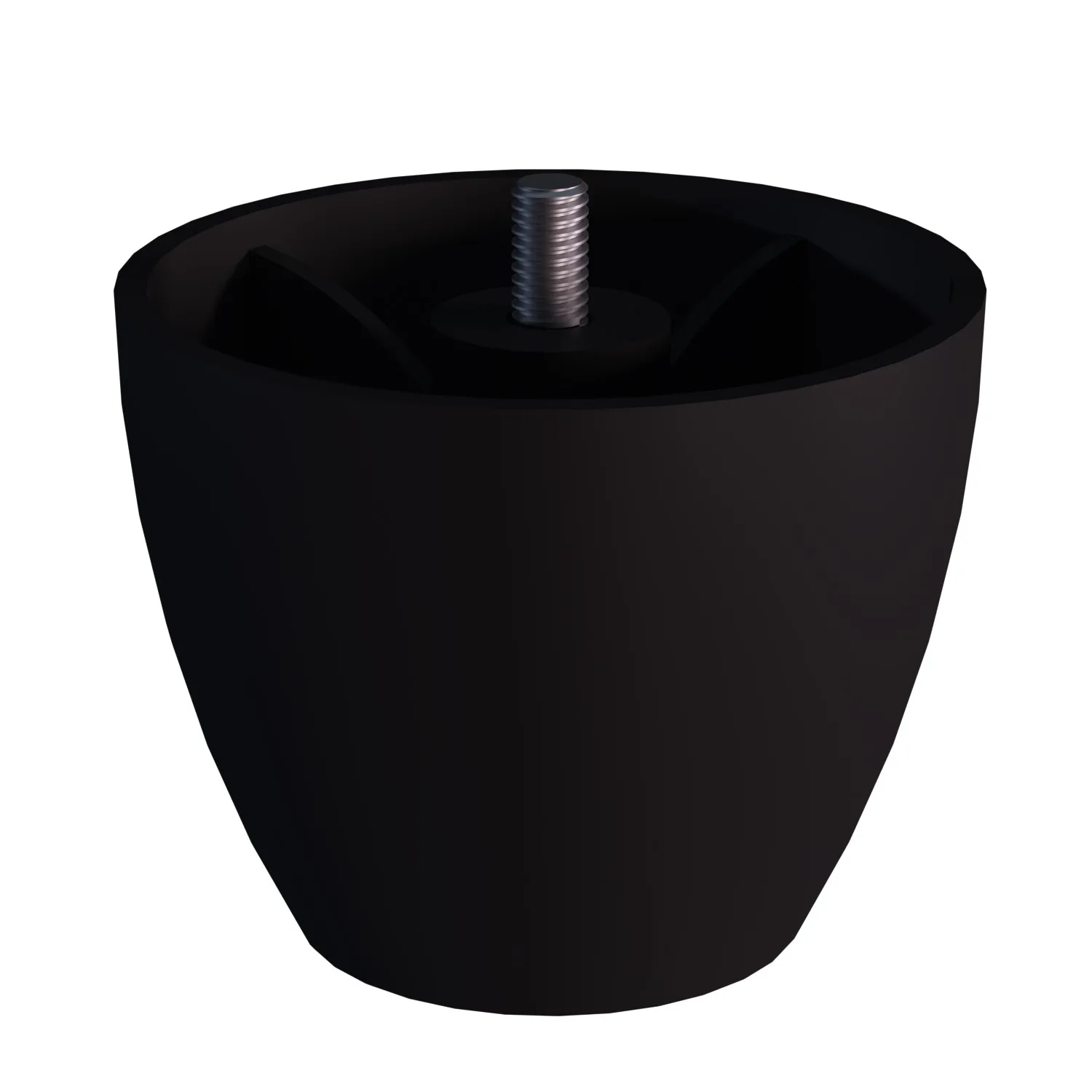 5.5 Cm M6 Vazo Ayak Siyah-1.jpg