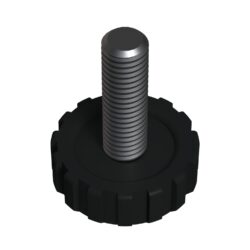 Pingo Ayak Çap: 27 Mm Vida Uzunluğu 25 Mm Siyah-1.jpg