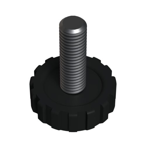 Pingo Ayak Çap: 27 Mm Vida Uzunluğu 25 Mm Siyah-1.jpg