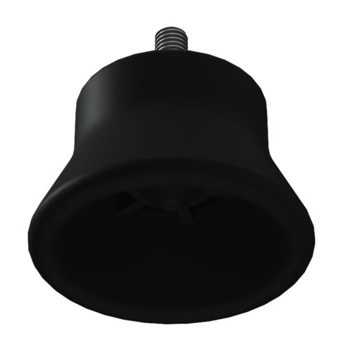 M8x25 Leylak Bingo Ayak Çap:64 Mm Siyah-3.jpg