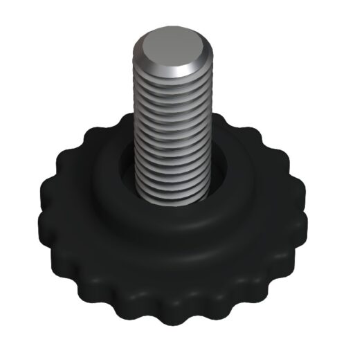 Pingo Ayak Çap: 30 Mm Vida Uzunluğu 20 Mm Siyah-1.jpg