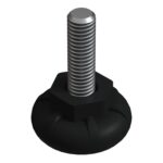 M8x25 Vida Küçük Topuz Çap: 30 Mm Siyah-1.jpg