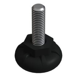 M8x25 Vida Küçük Topuz Çap: 30 Mm Siyah-1.jpg