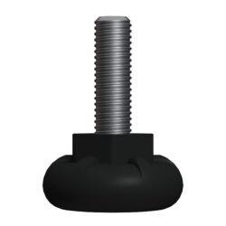 M8x25 Vida Küçük Topuz Çap: 30 Mm Siyah-2.jpg