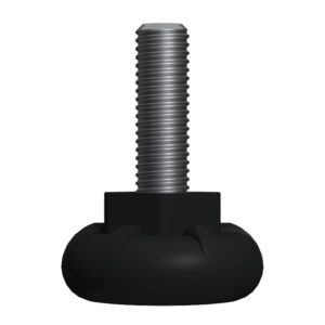 M8x25 Vida Küçük Topuz Çap: 30 Mm Siyah-2.jpg