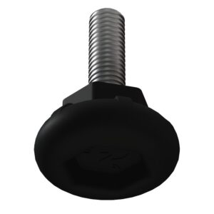 M8x25 Vida Küçük Topuz Çap: 30 Mm Siyah-3.jpg