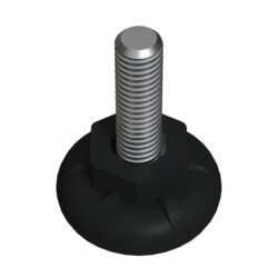 M8x25 Vida Küçük Topuz Çap: 30 Mm Siyah-4.jpg