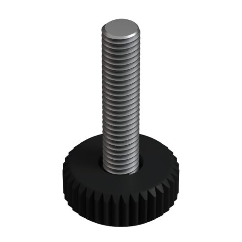 M8 Tırtıllı Vida Çap: 25mm M8x20 Siyah-1.jpg