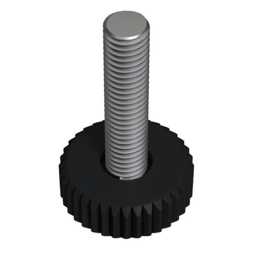 M8 Tırtıllı Vida Çap: 25mm M8x20 Siyah-4.jpg