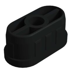 Elips 20x50 Mm Plastik Rotil Gövdesi M8 Siyah-1.jpg