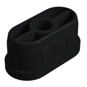 Elips 20x50 Mm Plastik Rotil Gövdesi M8 Siyah-1.jpg