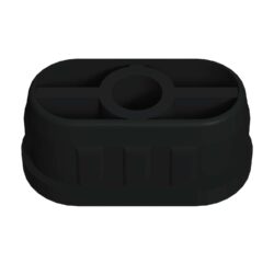 Elips 20x50 Mm Plastik Rotil Gövdesi M8 Siyah-4.jpg