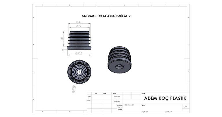 42 Mm Kademeli Plastik Rotil Gövdesi M10 Siyah-4.jpg