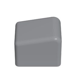 Kaydırmaz Merdiven Ayağı Plastiği Merdiven Pabucu 20x30 Mm Gri-4.jpg