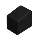 Kaydırmaz Merdiven Ayağı Plastiği Merdiven Pabucu 20x30 Mm Siyah-1.jpg