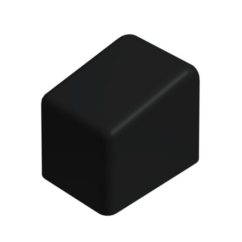 Kaydırmaz Merdiven Ayağı Plastiği Merdiven Pabucu 20x30 Mm Siyah-1.jpg