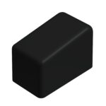 Kaydırmaz Merdiven Ayağı Plastiği Merdiven Pabucu 20x40 Mm Siyah-1.jpg